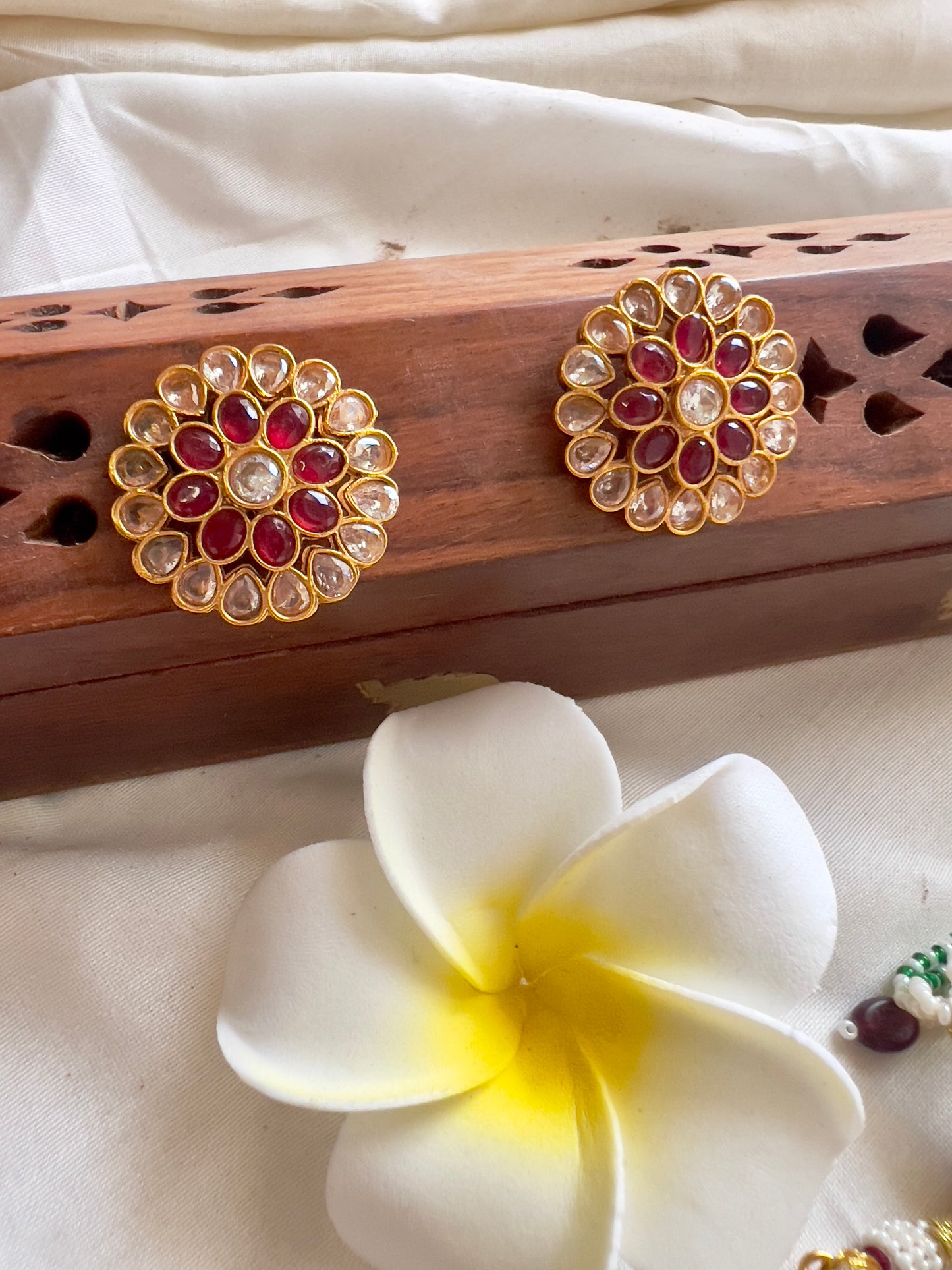 Double Layered Ruby Necklace