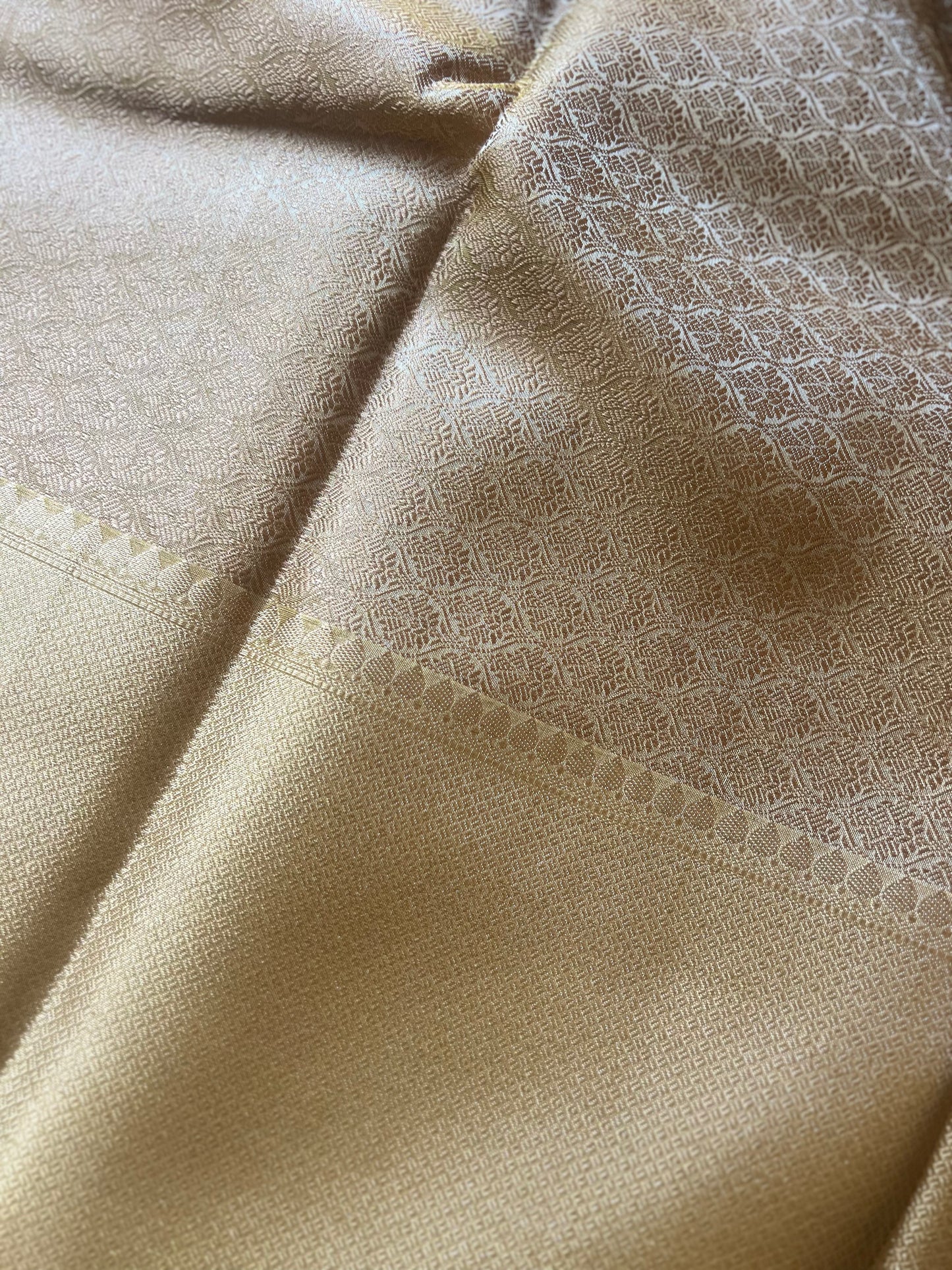 Classic Golden Tissue Silk Saree – Radiance in Every Thread