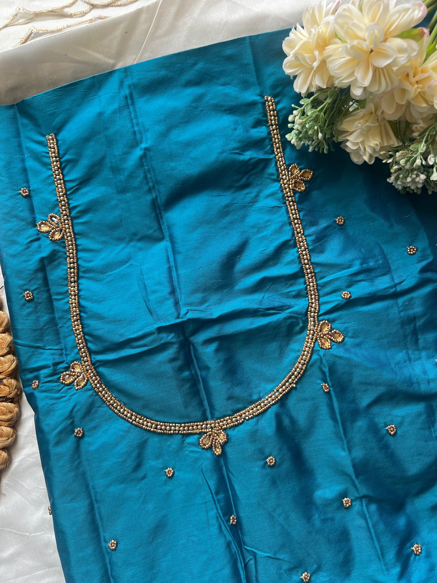 From Pattu to Perfect – Aari Work Blouse