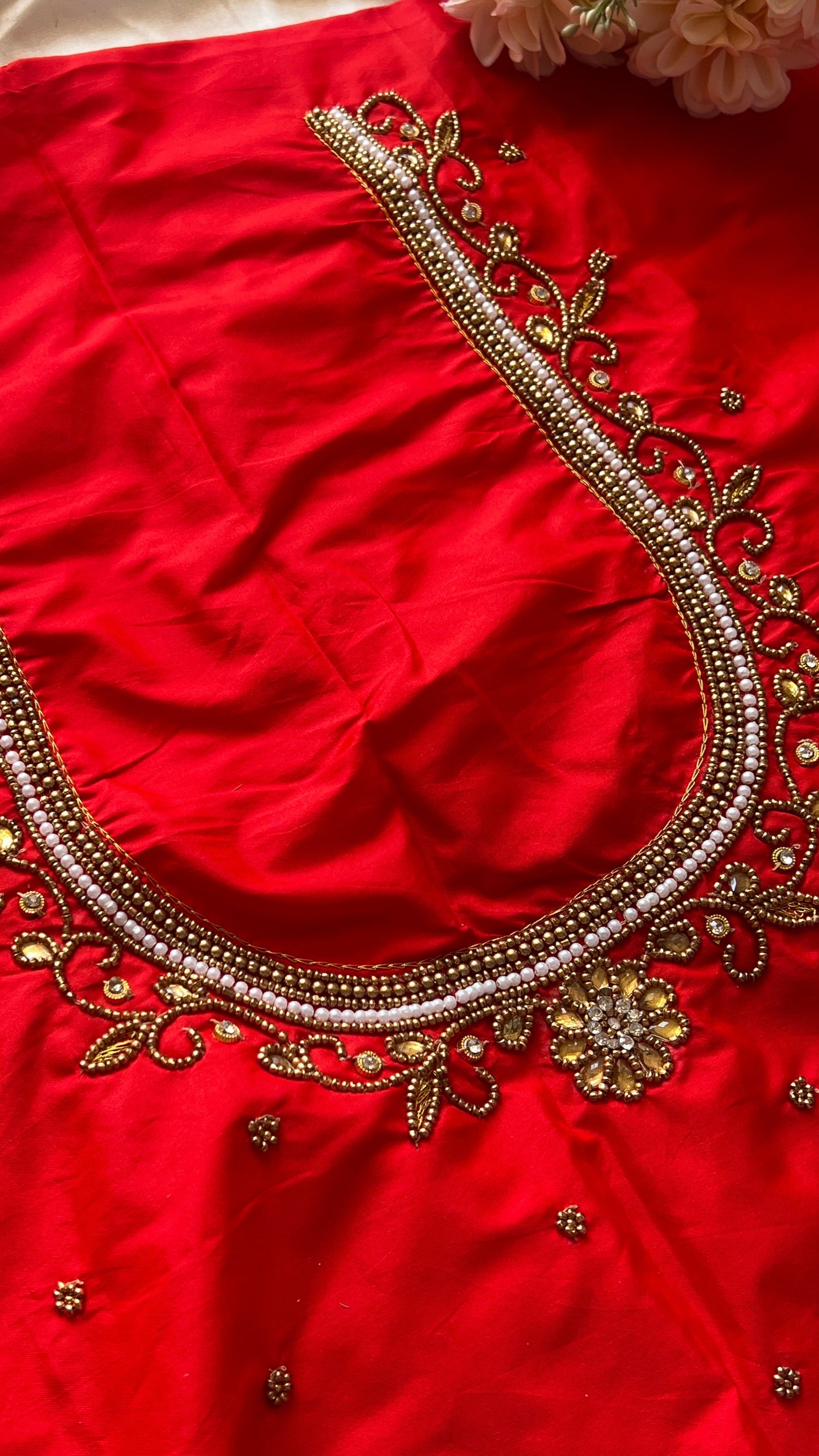 Bold in Red – Handcrafted Beauty in Every Thread