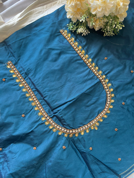 Silk & Sparkle – Your Festive Favourite Blouse