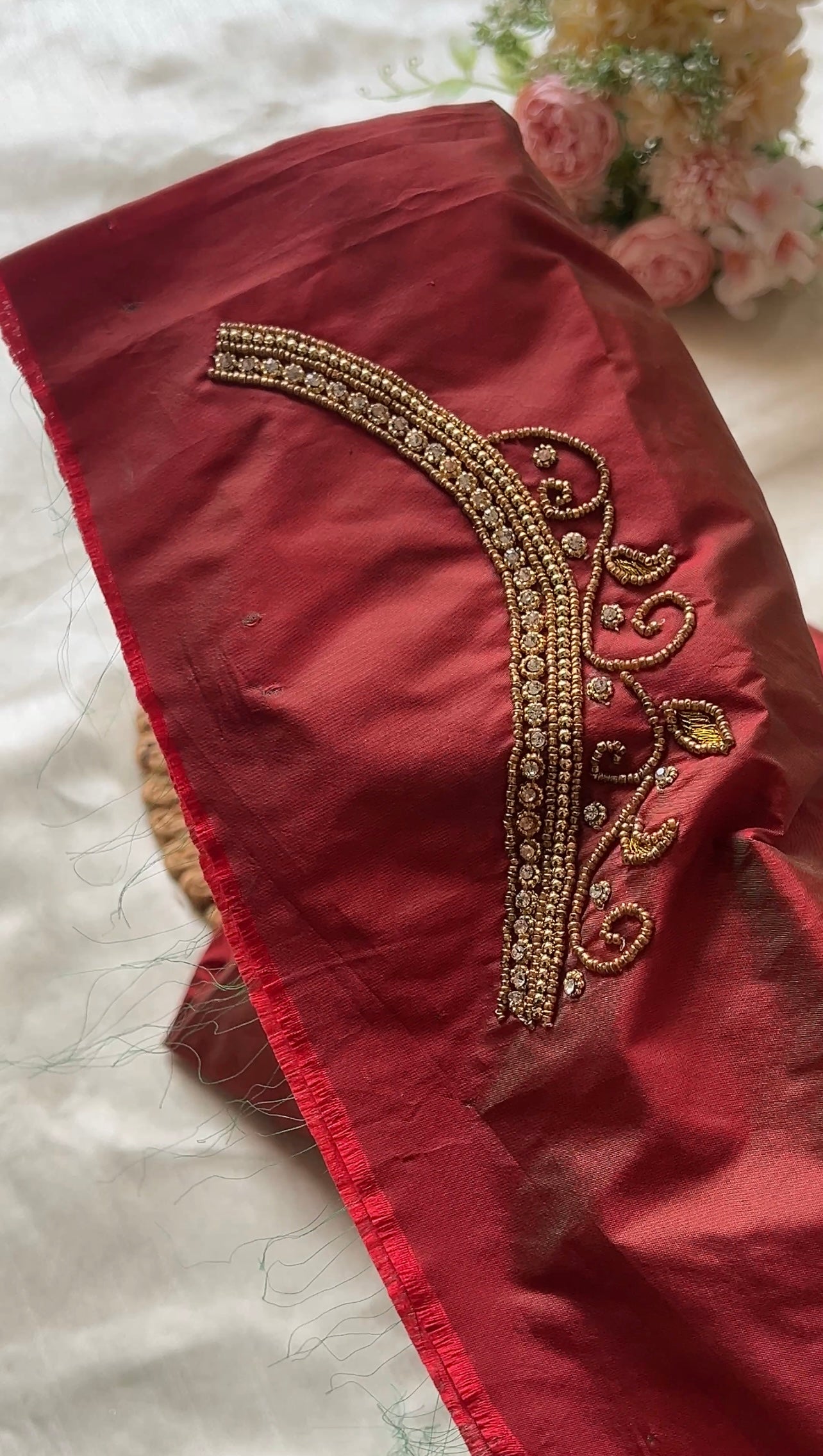 Regal Charm in Maroon